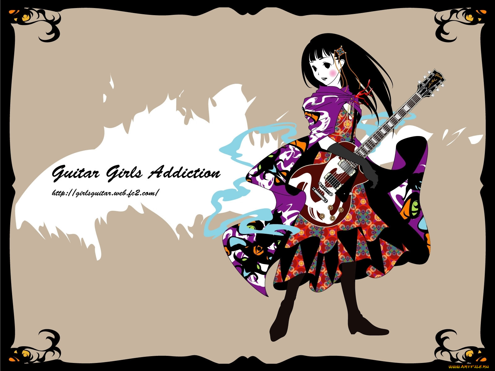 , guitar, girls, addiction
